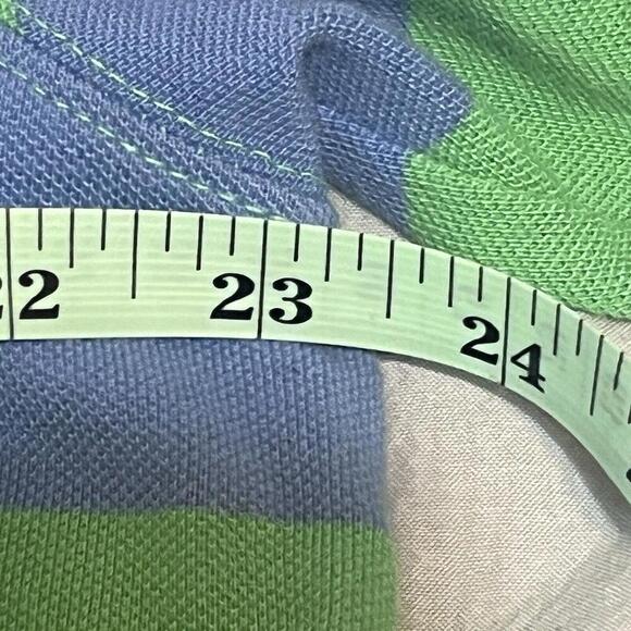 Vineyard Vines Men’s XL Slim Fit Polo Blue And Green Stripe - Picture 6 of 9